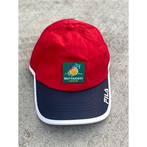 FILA BNP Paribas Tennis Open 2022 Limited Edition Hat Cap Hipster